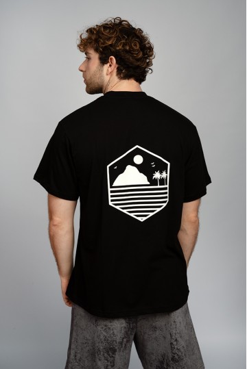 T-Shirt Σπαραγουάη Unisex Μαύρο Logo