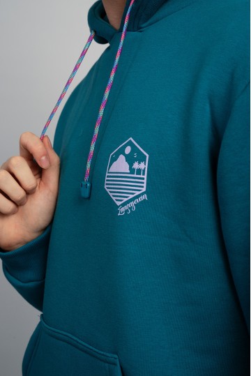 Sparagouay Hoodie ΣΜΑΡΑΓΔΙ Χνούδι