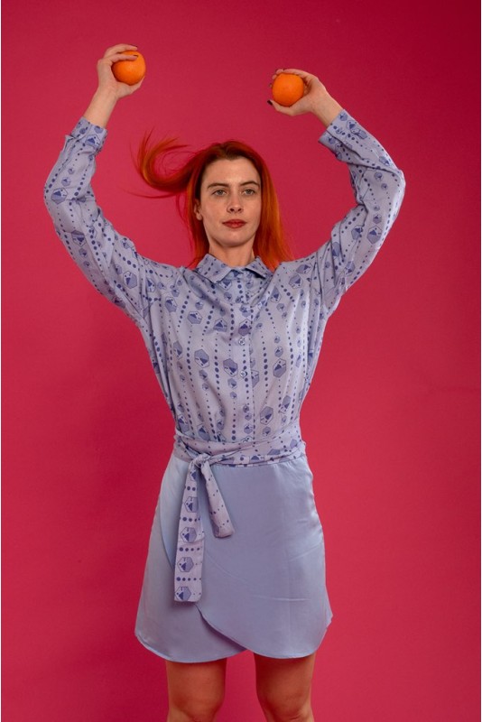 LongSleeve Πουκάμισο Sea Urchin all over