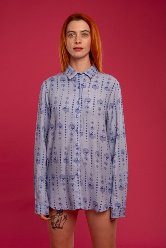 LongSleeve Πουκάμισο Sea Urchin all over