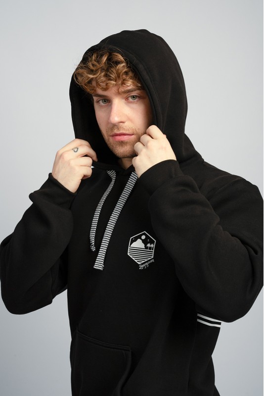 Sparagouay Hoodie Μαύρο φούτερ 