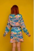 LongSleeve Πουκάμισο Rainbow Cocktail all over