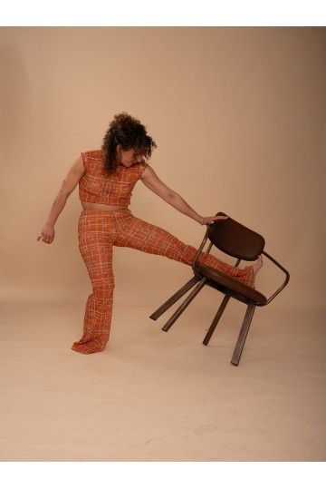 Τοπ Δίχτυ Tulle Orange Sempreviva