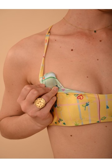 Mint Sempreviva DOUBLE - FACE Yellow Sempreviva Bikini