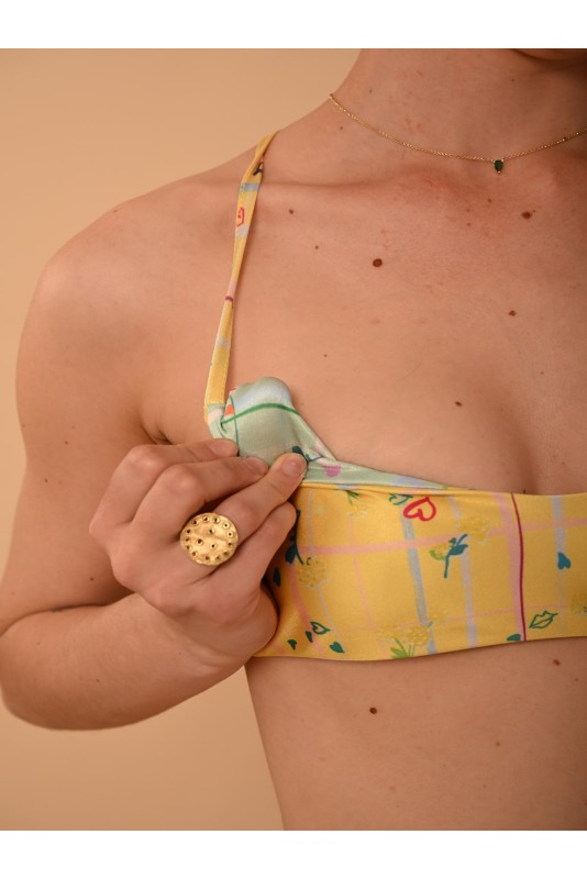 Mint Sempreviva DOUBLE - FACE Yellow Sempreviva Bikini