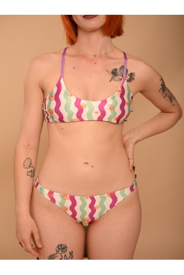 OCTAPUS-FOUKSIA-MENTA : DOUBLE - FACE Bikini