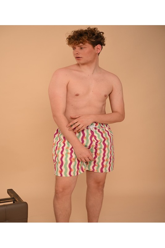 OCTAPUS-FOUKSIA-MENTA Swimshorts
