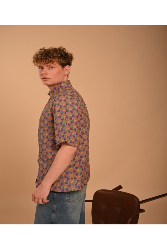 Purple-Orange Shirt