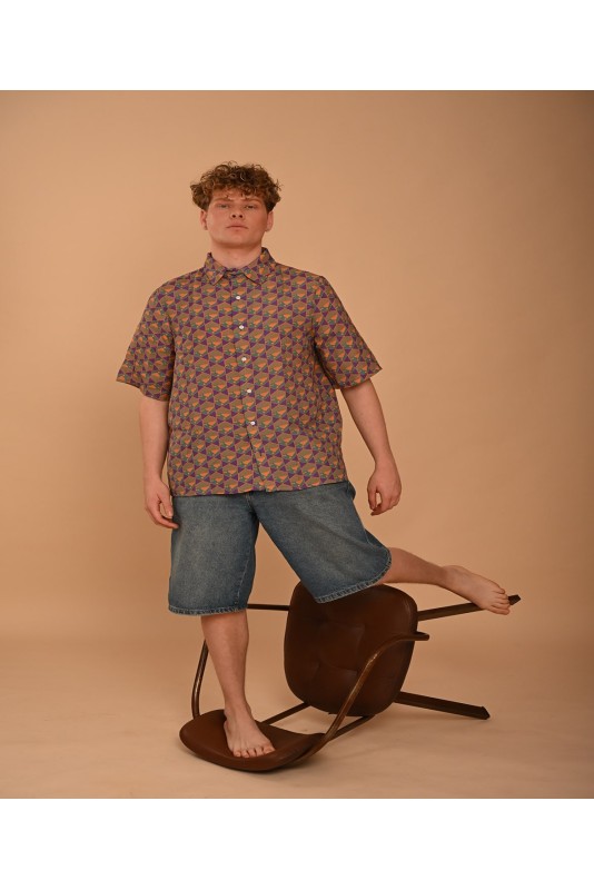 Purple-Orange Shirt