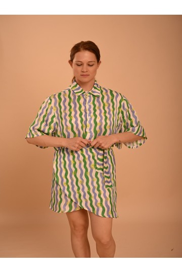 Skirt OCTOPUS-GREEN CIEL