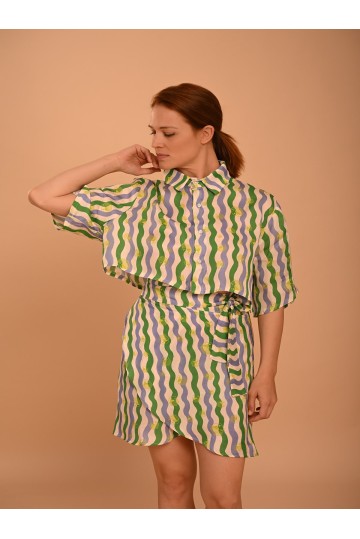 Skirt OCTOPUS-GREEN CIEL