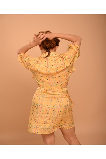 Crop Shirt Yellow Sempreviva