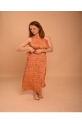 Polymorphic Skirt Orange Sempreviva