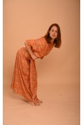Crop Shirt Orange Sempreviva
