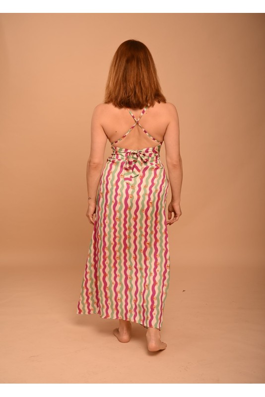Polymorphic Skirt OCTOPUS-FOUKSIA-MINT
