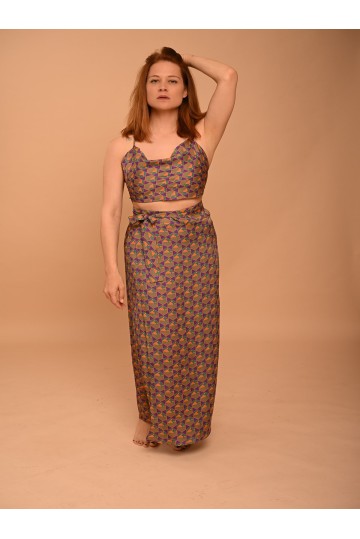 Polymorphic Skirt Purple-Orange