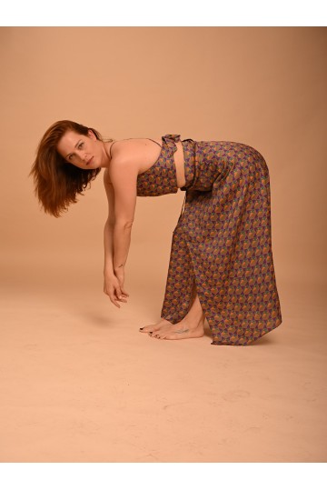 Polymorphic Skirt Purple-Orange