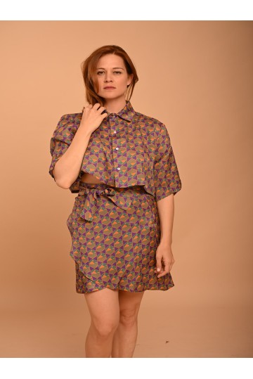 Skirt Purple-Orange