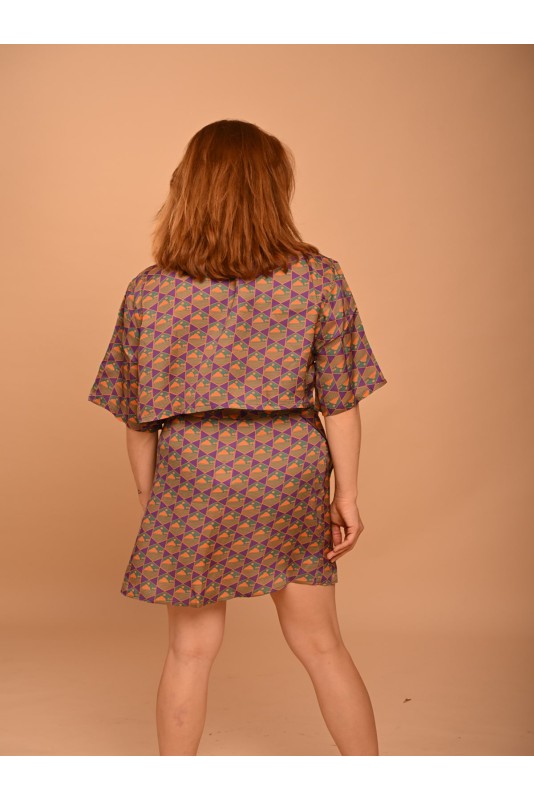 Skirt Purple-Orange