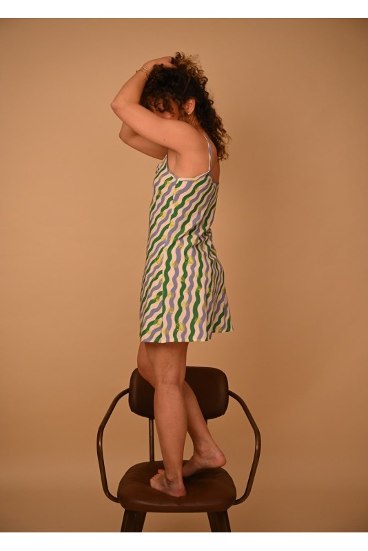 OCTOPUS-GREEN CIEL CUTE DRESS