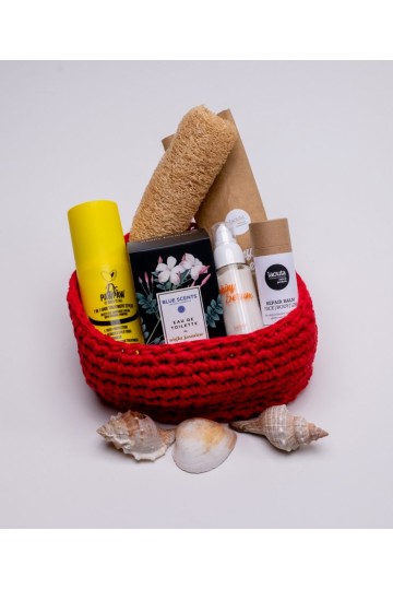 "Ημαμαμουτομαθε" Basket Red