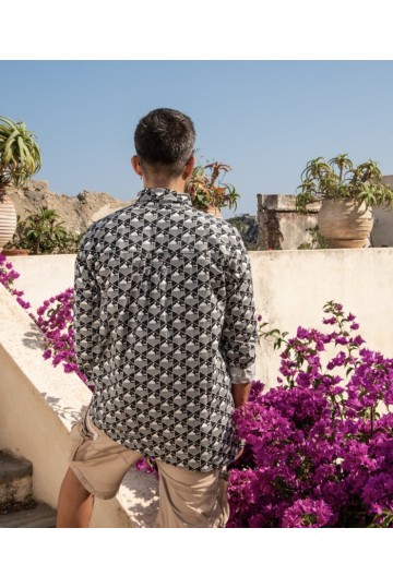 Black&White Cotton Shirt