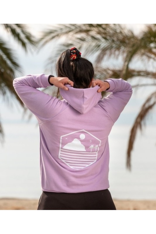 Zipped Hoodie Lilac