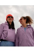 Zipped Hoodie Lilac