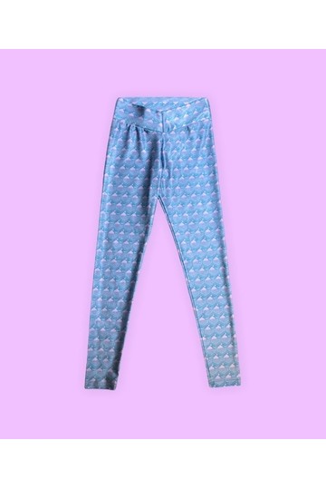 Leggins Μωβ & Πετρόλ Sparagouay