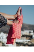 Big Handbag Fuchsia-Orange