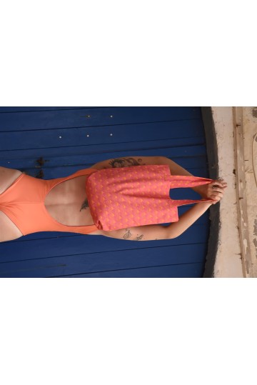 Fuchsia & Orange Bag