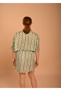 Crop Shirt OCTOPUS-GREEN CIEL 