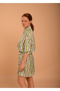 Crop Shirt OCTOPUS-GREEN CIEL 