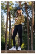 Leggins Μαύρο & Χρυσό  Sparagouay
