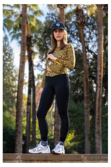 Leggins Μαύρο & Χρυσό  Sparagouay