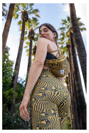 Leggins Μαύρο & Χρυσό All Over Sparagouay
