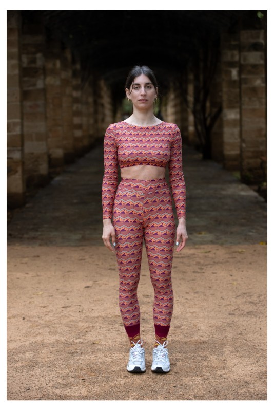 Leggins Μπορντό  All Over Sparagouay