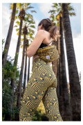 Leggins Μαύρο & Χρυσό All Over Sparagouay
