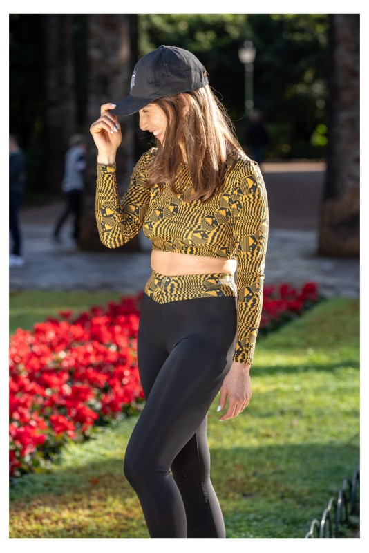 Leggins Μαύρο & Χρυσό  Sparagouay