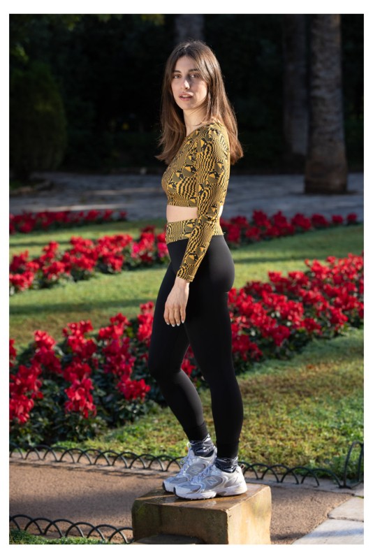 Leggins Μαύρο & Χρυσό  Sparagouay
