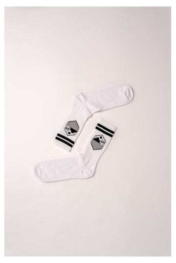 Sparagouay Αθλητικές Κάλτσες Άσπρο