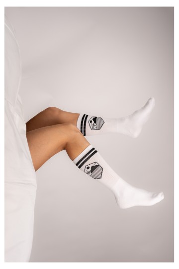 Sparagouay Αθλητικές Κάλτσες Άσπρο