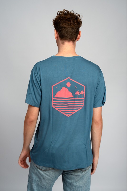 T-Shirt Σπαραγουάη Unisex TEAL Cotton Logo