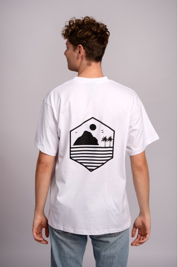 T-Shirt Σπαραγουάη Unisex Λευκό  Logo