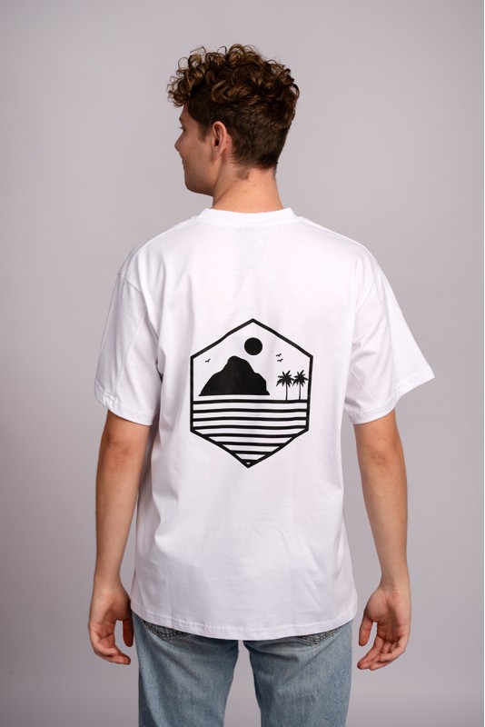 T-Shirt Σπαραγουάη Unisex Λευκό  Logo