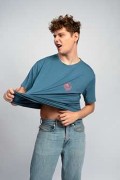 T-Shirt Σπαραγουάη Unisex Μπλε  Logo