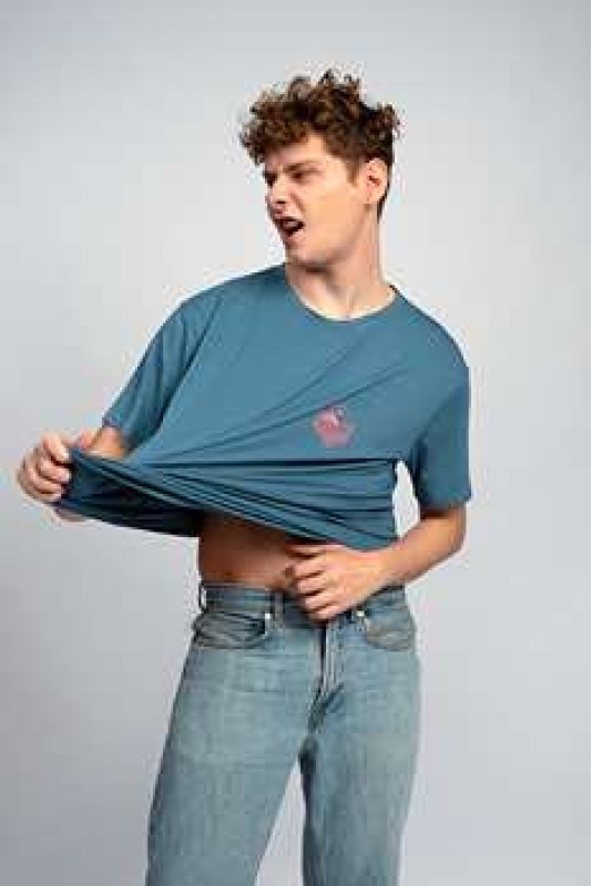 T-Shirt Σπαραγουάη Unisex Μπλε  Logo