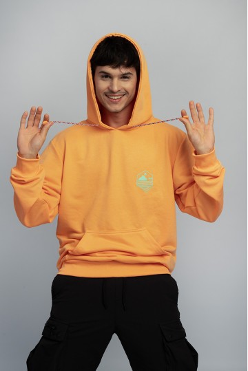 Sparagouay Hoodie Ροδακινί