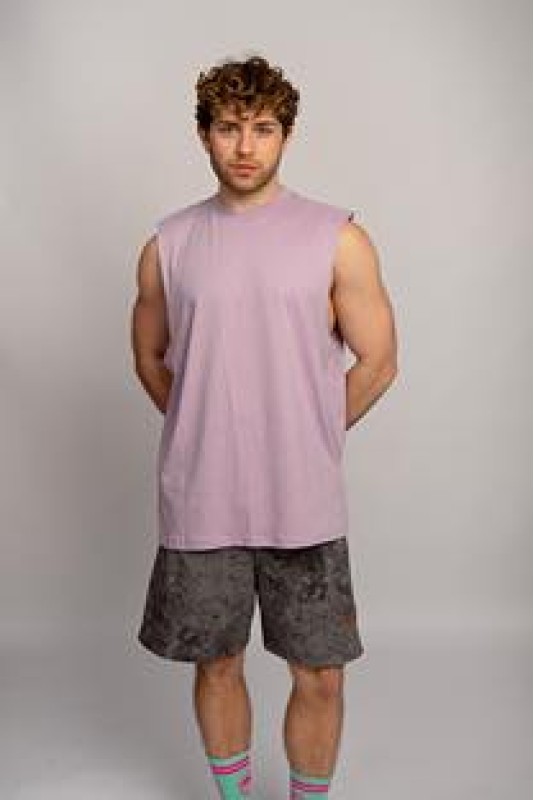 Αμάνικο LAVENDER cotton