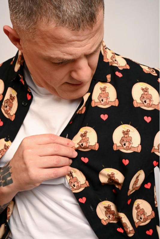 Eisvoleas x Sparagouay Shirt Μαύρο